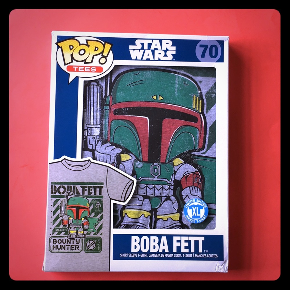 Funko POP! Tees Star Wars 70 Boba Fett t-shirt
